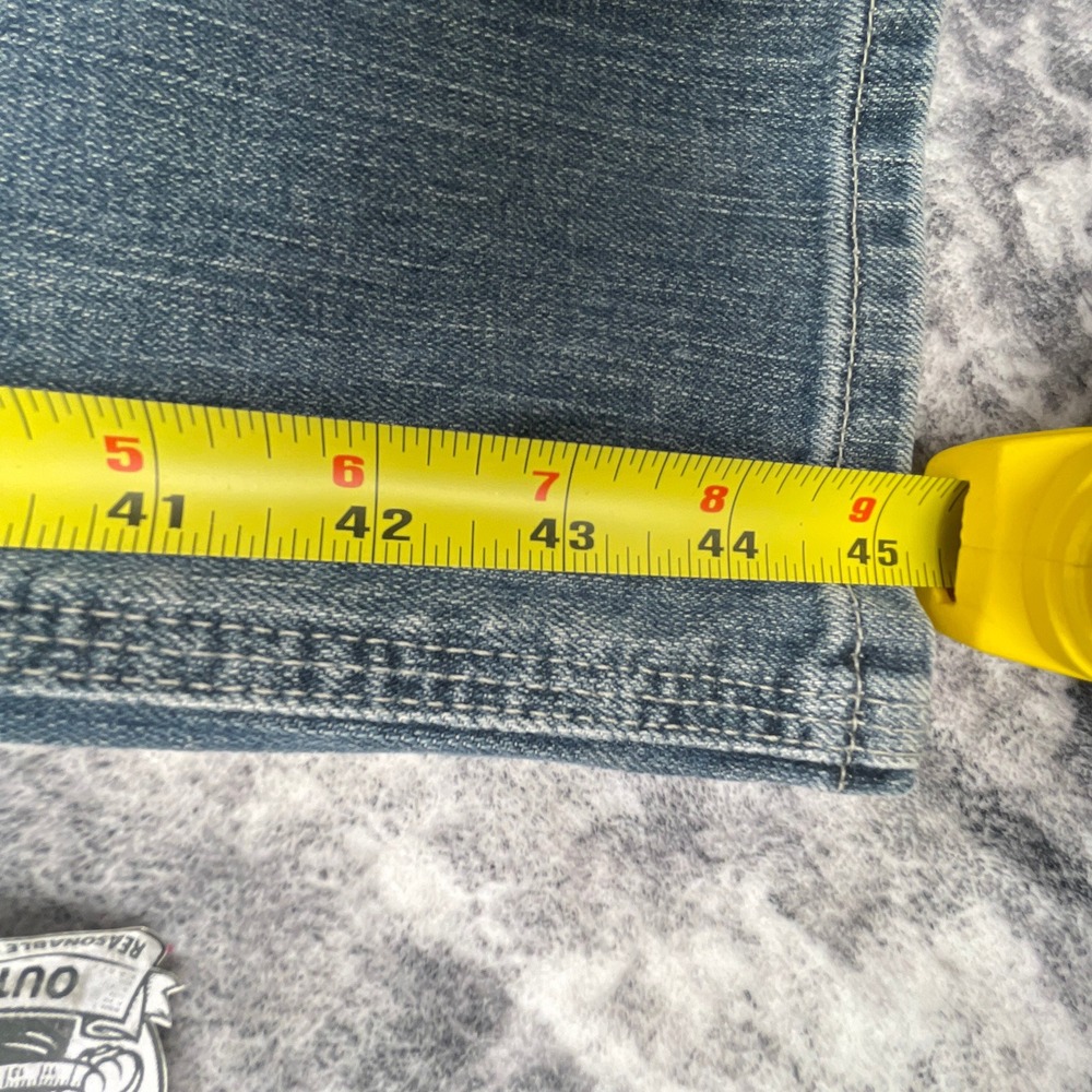 Vtg LL Bean Womens 14T Jeans 90s Straight Leg Blue Denim Tall - Picture 4 of 12